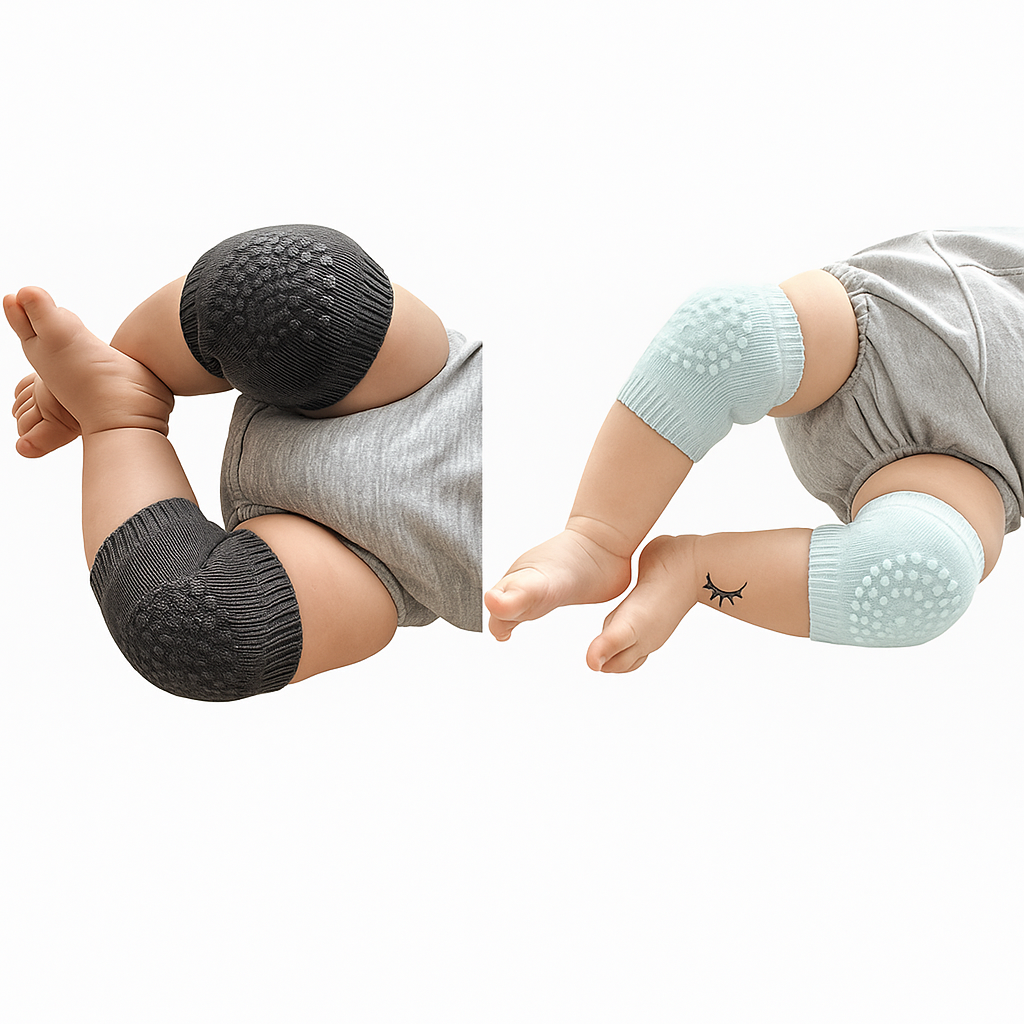 Baby Knee Pads (Pack of 2 Pairs) – Safety Crawling Protection for 6–24 Months