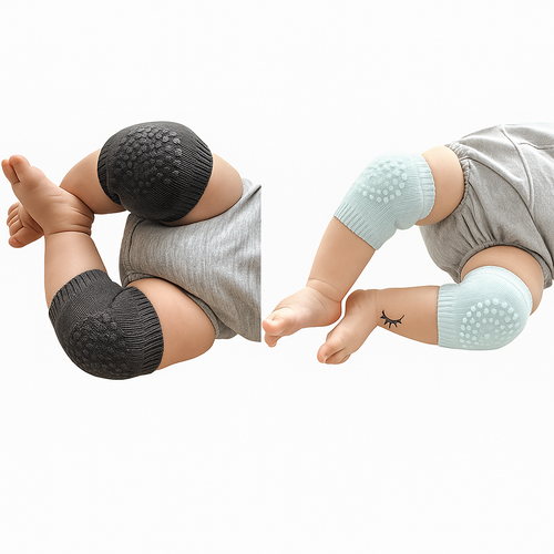 Baby Knee Pads (Pack of 2 Pairs) – Safety Crawling Protection for 6–24 Months