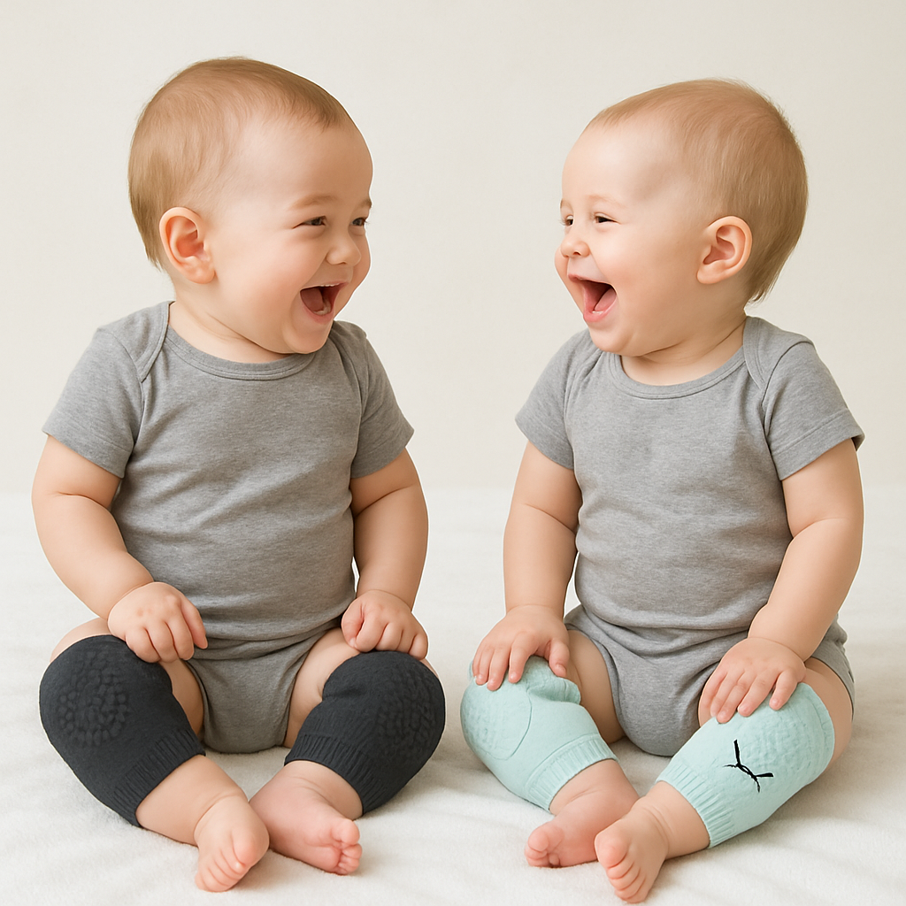 Baby Knee Pads (Pack of 2 Pairs) – Safety Crawling Protection for 6–24 Months
